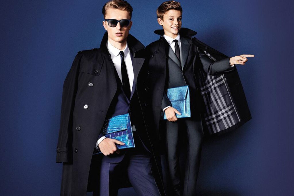 Romeo Beckham per Burberry 