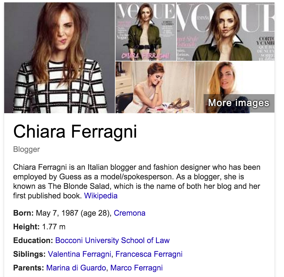 Chiara Ferragni facts