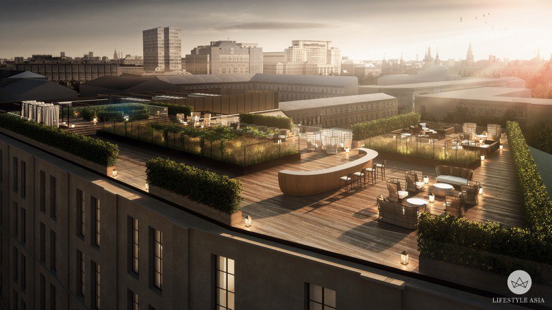 Bulgari hotel view Mosca