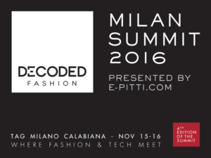 Decoded Fashion 2016 Milano partner di e-Pitti