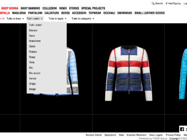 Moncler e-commerce