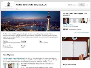 Ritz-Carlton Linkedin