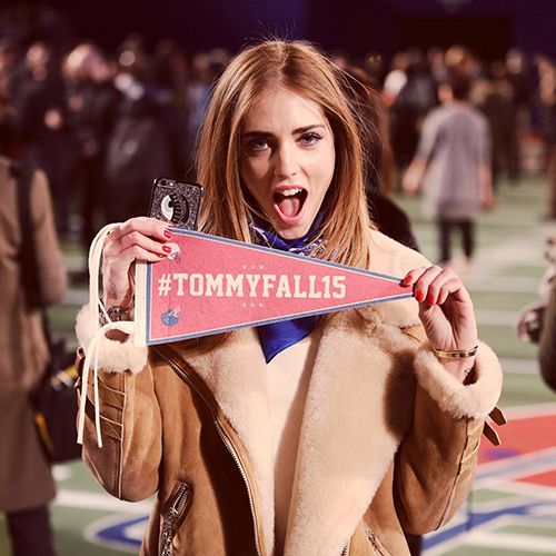 Tommy Hilfiger nyfw chiara ferragni fw15