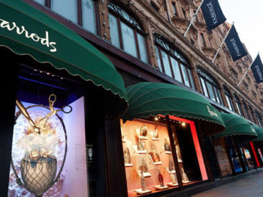 harrods faberge vetrine Brompton road