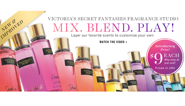 victoria's secret fantasies fragrances