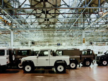 Fabbrica defender land rover